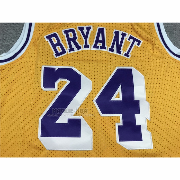 Maglia
 Kobe Bryant NO 24 Los Angeles Lakers Mitchell & Ness 2007-08 Giallo

